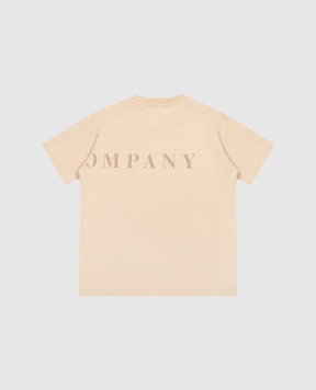 C.P. Company Children's beige T-shirt with logo C5M00LLAA1748