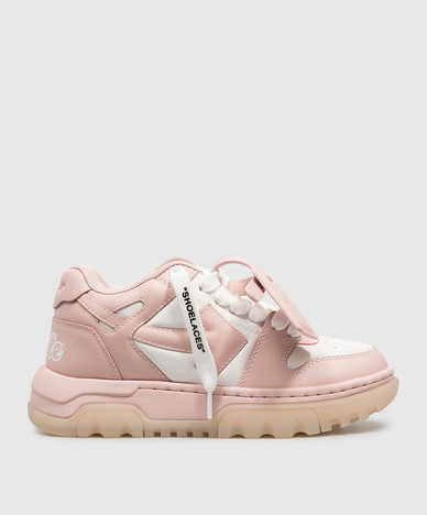 Pinke OOO Chunky Ledersneaker