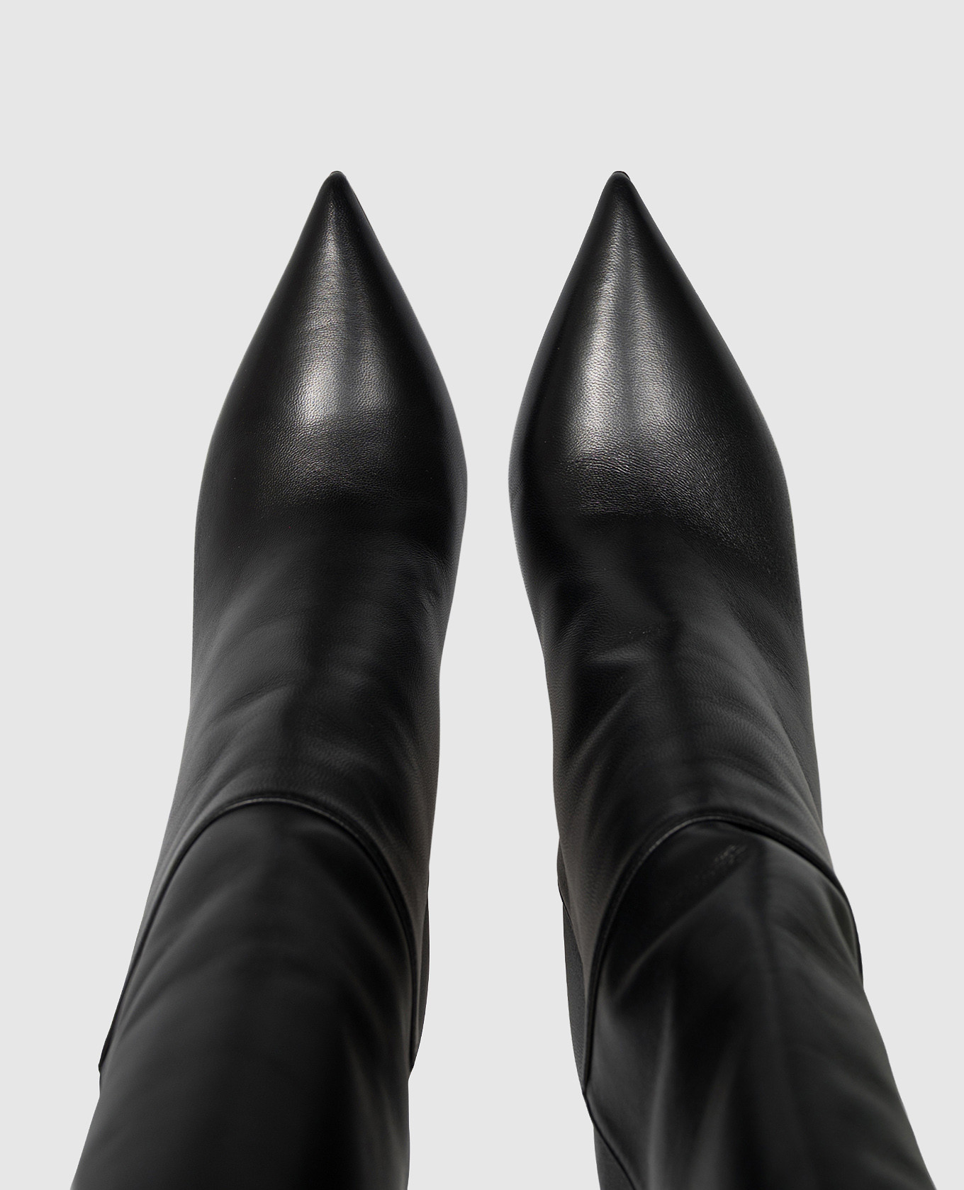 Amber black leather boots Benedetta Boroli 4