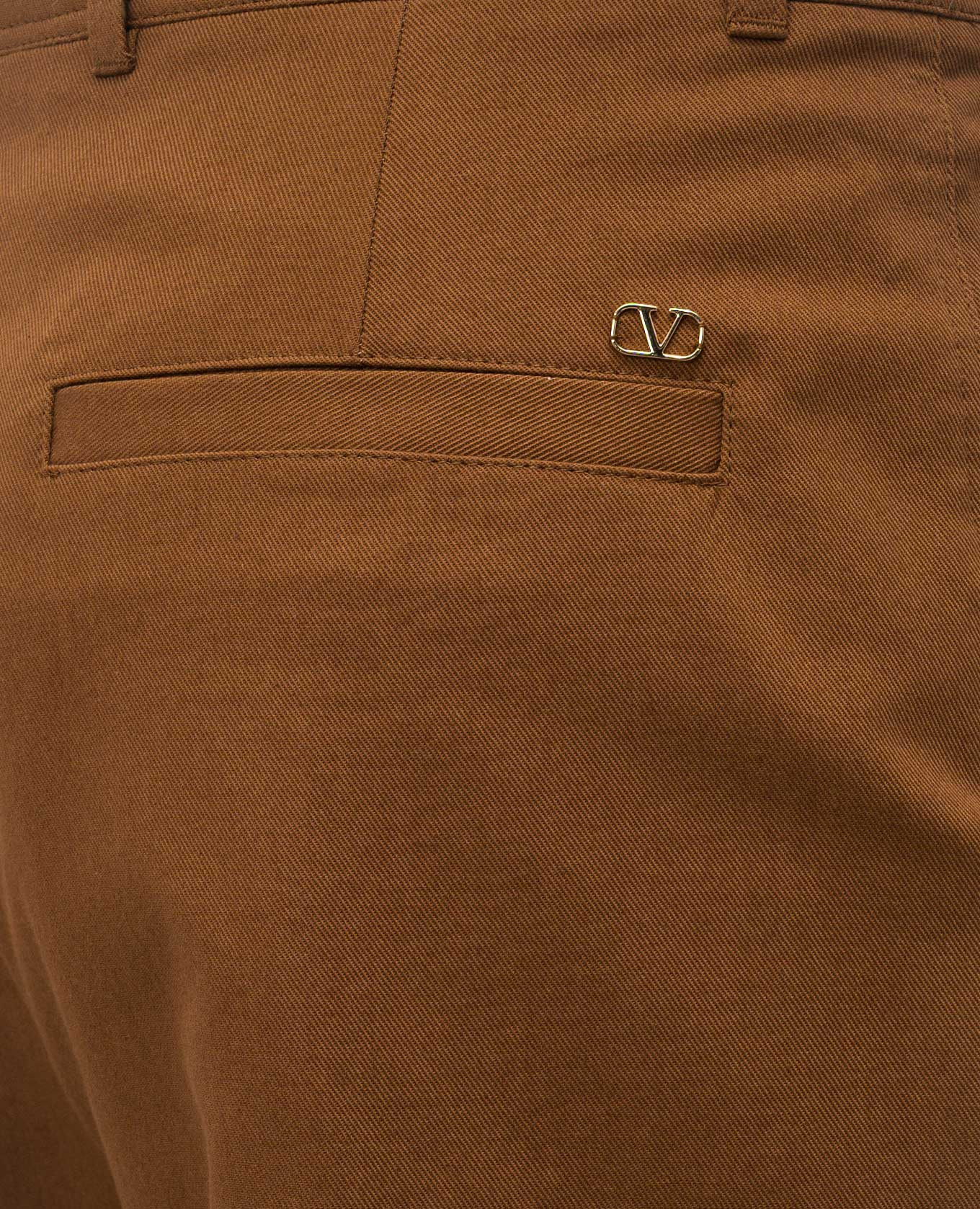 Brown pants with emblem Valentino 5