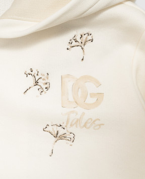 Dolce&Gabbana Children's ivory sports jacket with print L1JWNYG7P8J