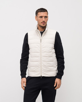 Peserico White down vest R530773604I