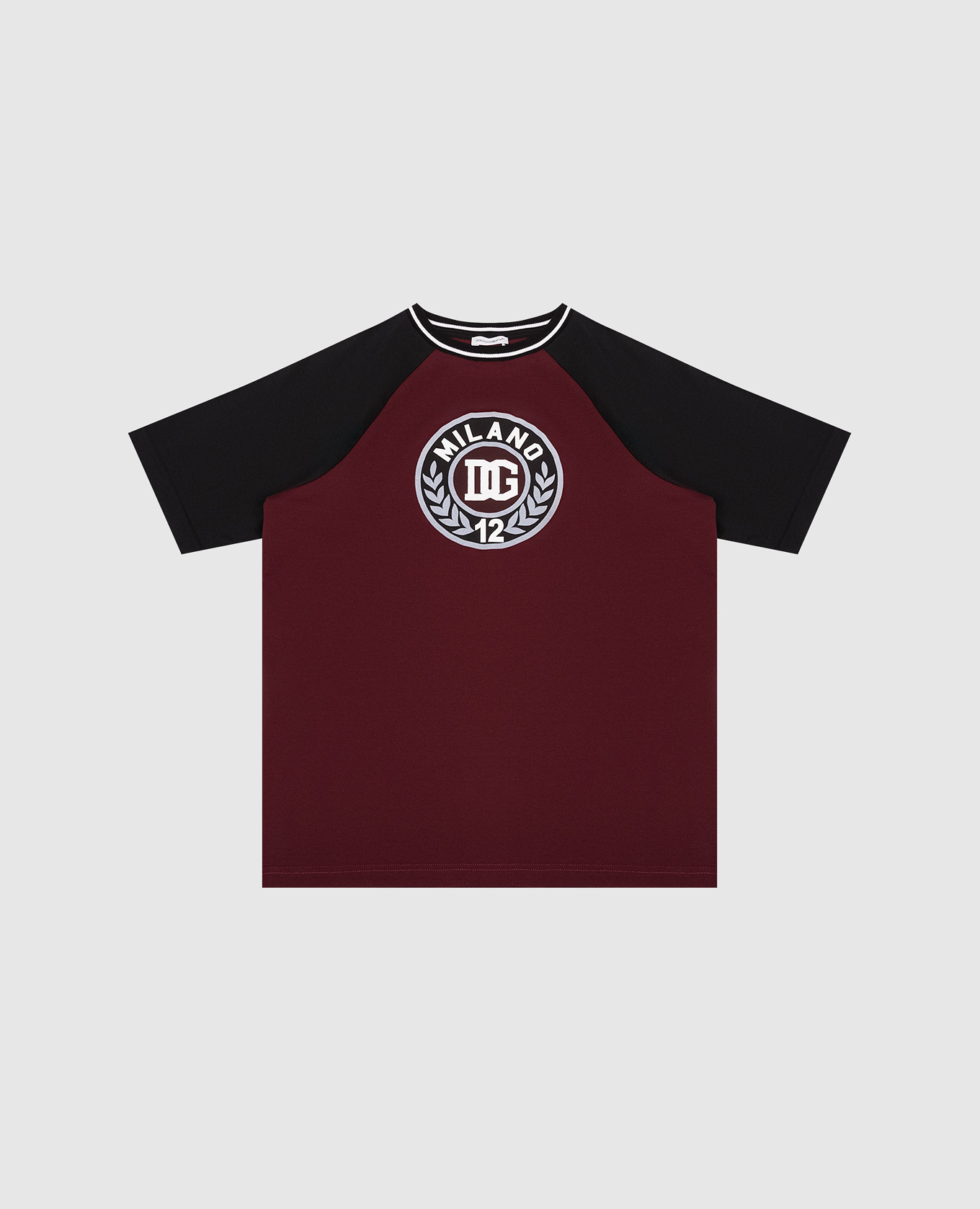 

Children's burgundy T-shirt with logo Dolce&Gabbana