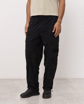 Stone Island Black cargo with logo patch L2S153100026S00F6