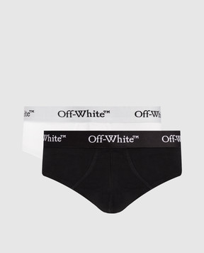 Off-White Set of briefs with logo OMUF003C99JER001