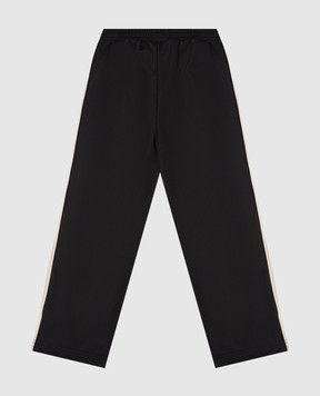 Palm Angels Children's black sweatpants PBCJ002S26FAB001