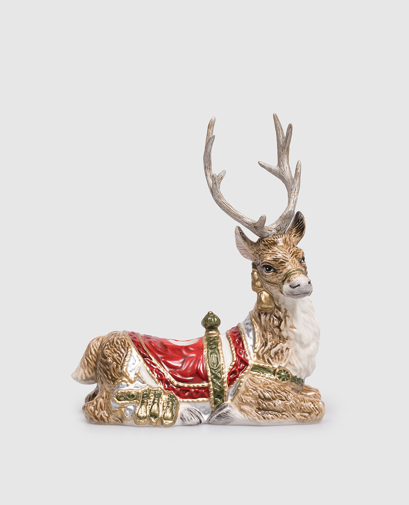 

Telluride Resting Deer Ceramic Candlestick Fitz&Floyd, White