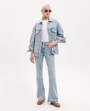 AGOLDE Blue Scroll denim jacket A51251371