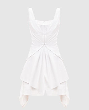 Alexander McQueen White asymmetrical dress 868507QAACZ