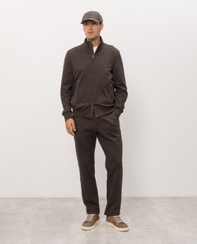 CAPOBIANCO Brown patterned tracksuit 21M450GA0021M735GAR0