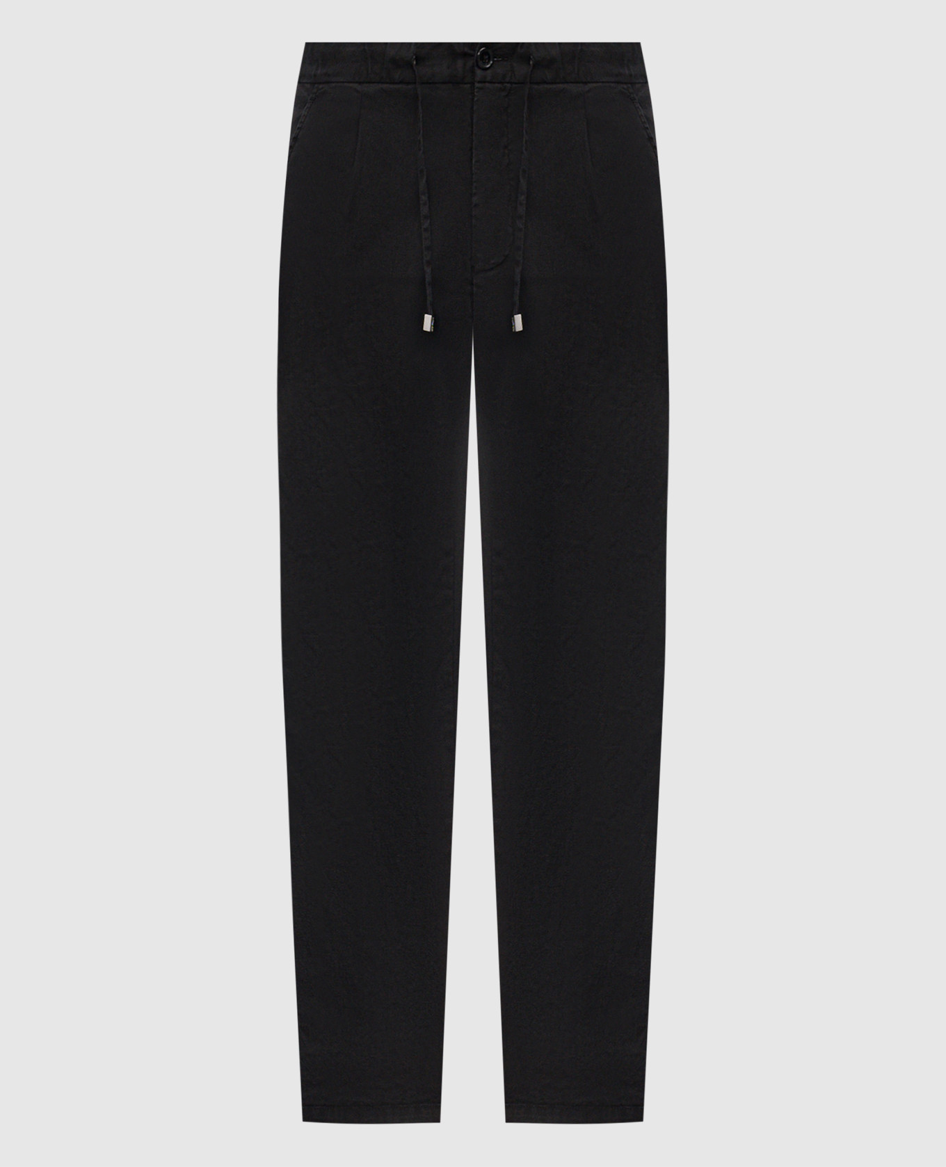 Black linen pants