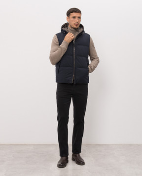 Stefano Ricci Reversible down vest with emblem MZJ6300070W0007V