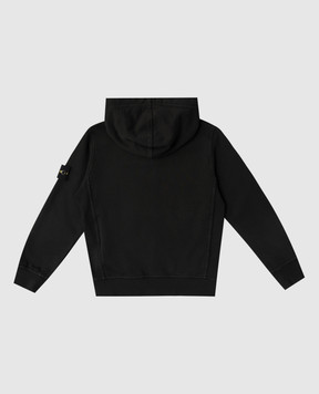 Stone Island Children's black jacket with logo L1S164100001S0A2214