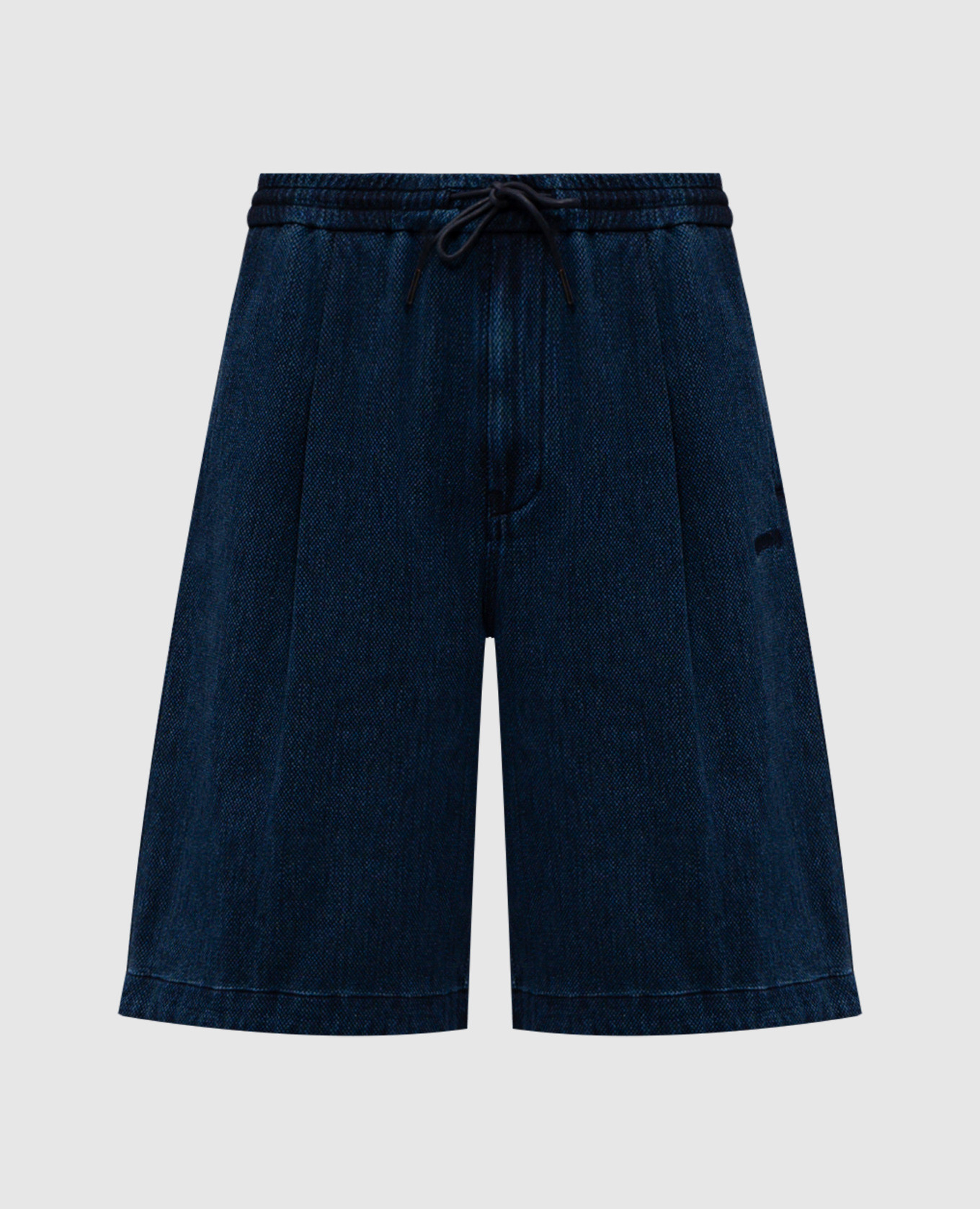 Blue shorts with logo embroidery Juun.j