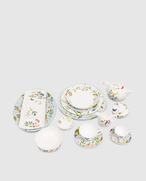 Geminiano Cozzi 1765 Blue porcelain dessert plate Incanto di Primavera LGCFF02239065