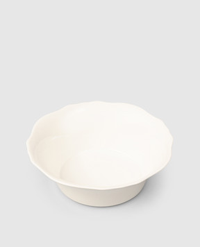 Geminiano Cozzi 1765 White porcelain salad bowl Burano SKBBU24241000