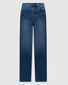 Twinset Blue jeans with logo patch 261TP2730