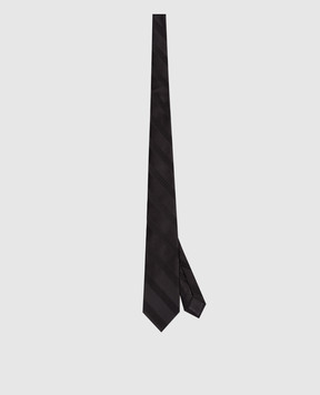 Stefano Ricci Black striped silk tie CCXG154020