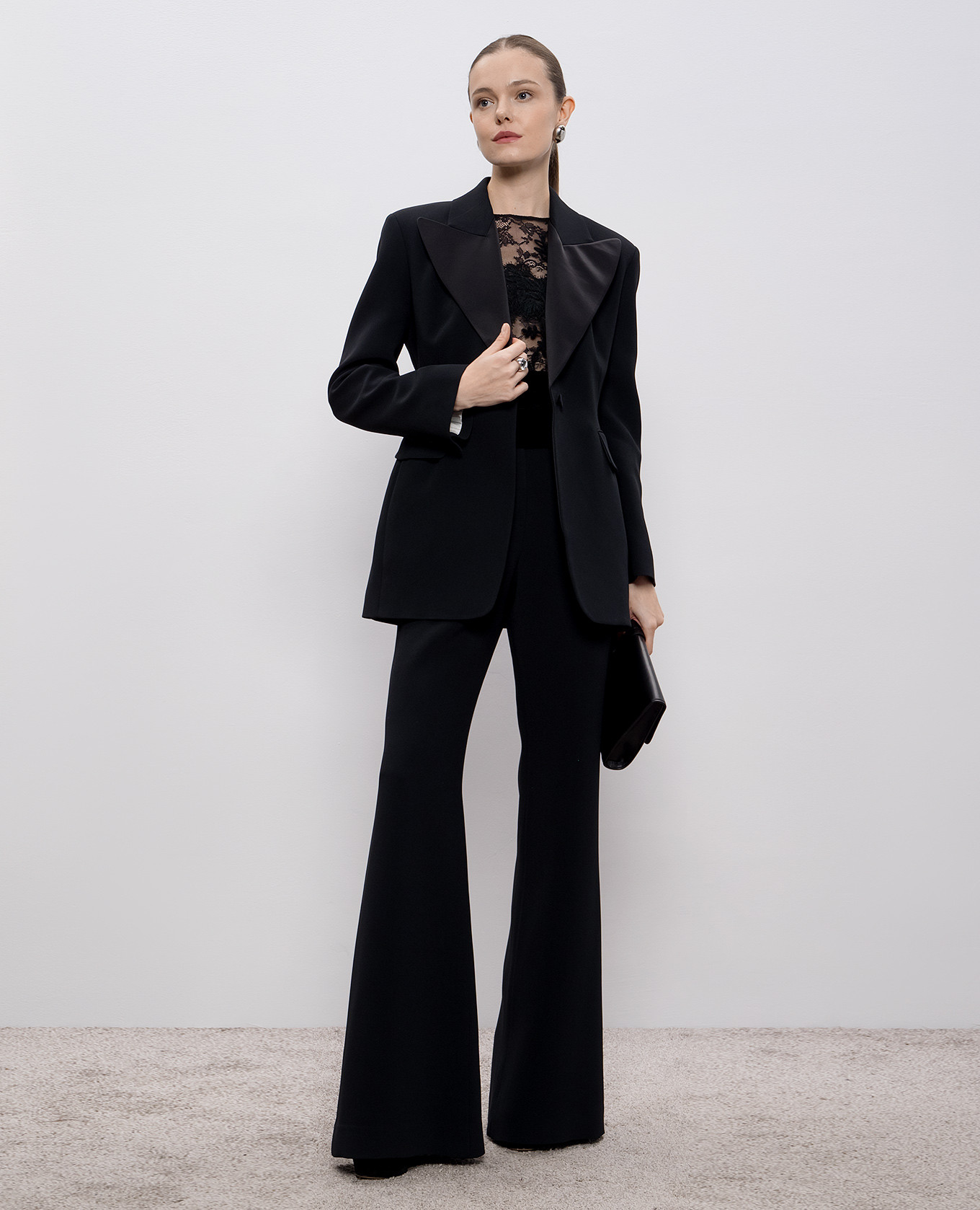 

Black flared pants Ermanno Scervino