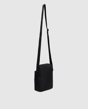 Balenciaga Black Explorer bag with logo patch 8455932AB9Q