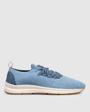 Enrico Mandelli Blue combination sneakers 0WALKC6057