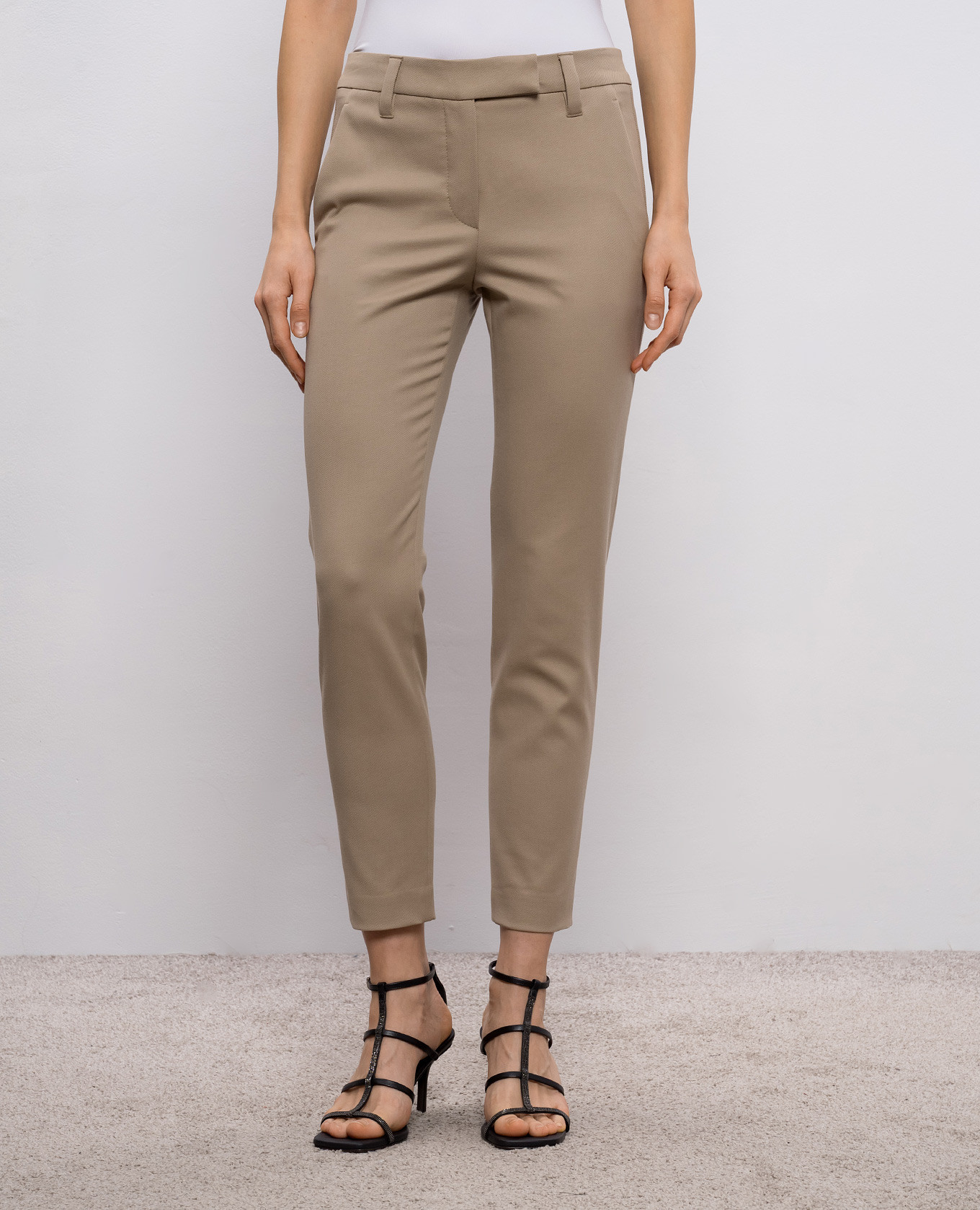 Beige pants Brunello Cucinelli 3