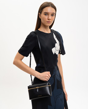 Victoria Beckham Black leather Vanity crossbody bag B126AAC007158A