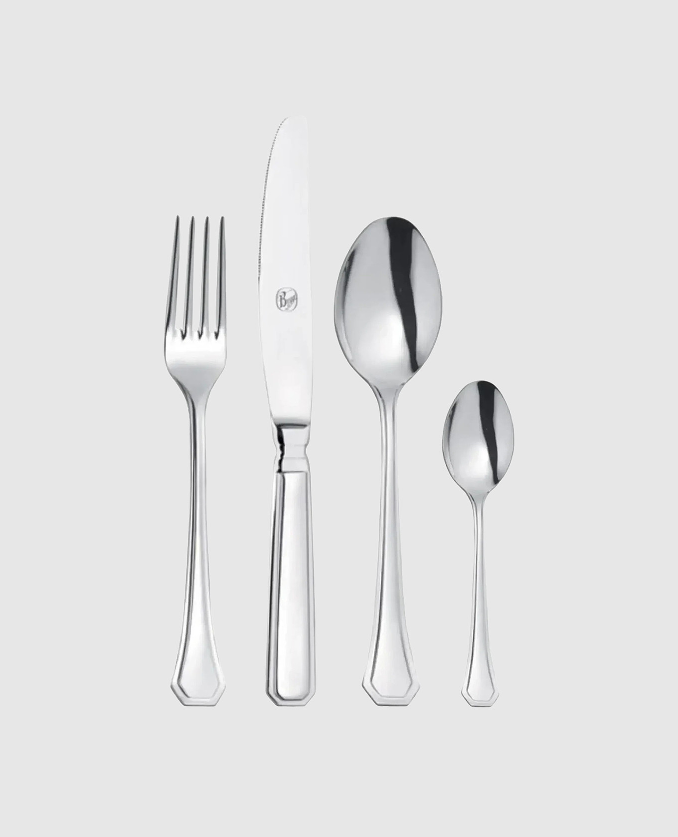 

Decò cutlery set Broggi 1818, Silver