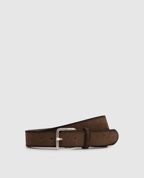 Gianni Chiarini Brown suede belt with vintage effect CNK00314CM