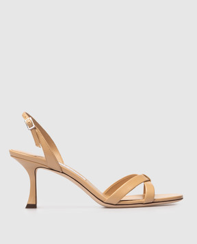 Jimmy Choo Beige leather sandals ELSY ELSY70NAP