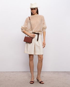 Brunello Cucinelli Beige sweater with wool M2I776830