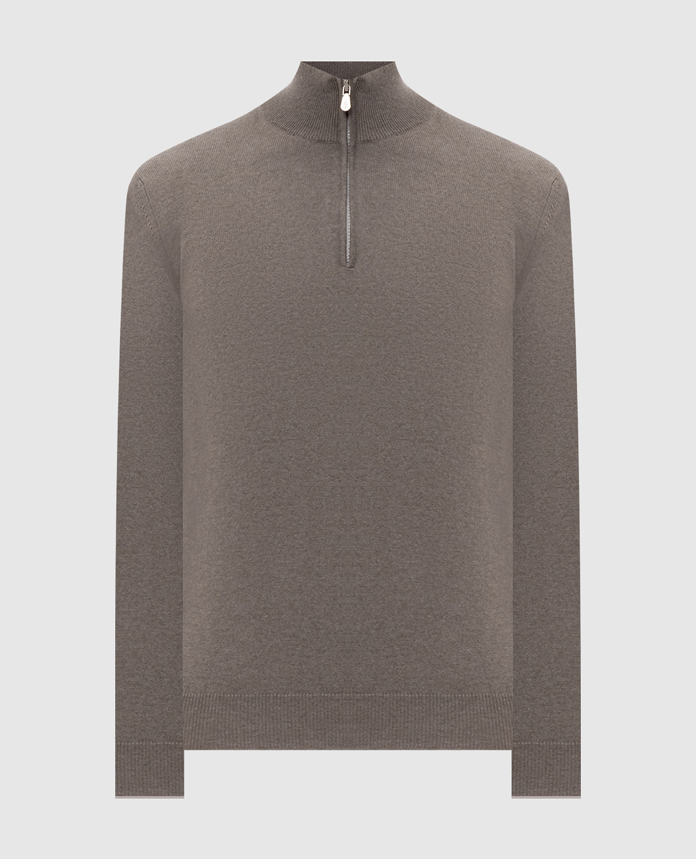 Khaki cashmere jumper