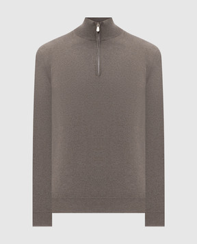 Brunello Cucinelli Khaki cashmere jumper M2200124