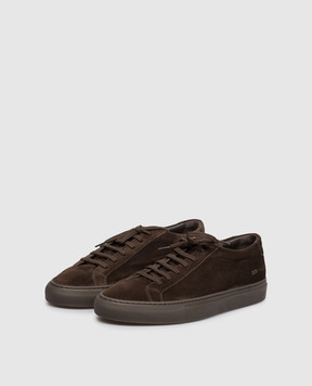 Common Project Brown suede Achilles sneakers 2573