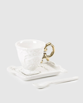 SELETTI Porcelain coffee set I-Wares Gold I 09869