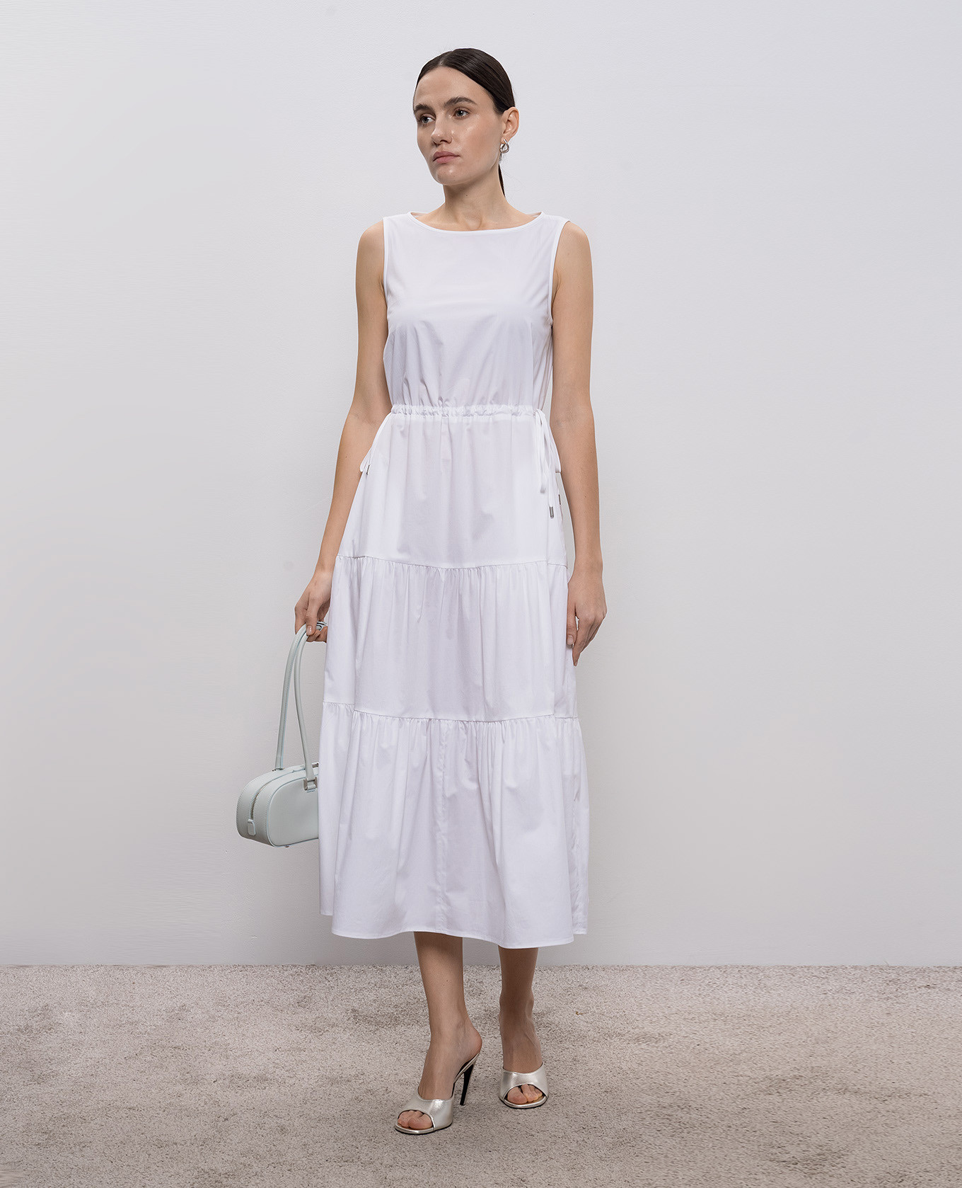 

White midi dress Peserico