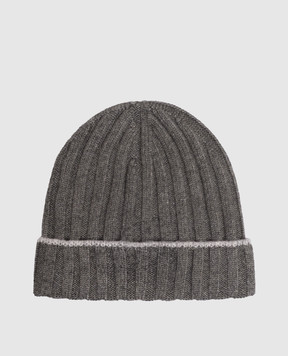 Brunello Cucinelli Gray cashmere hat M2240900