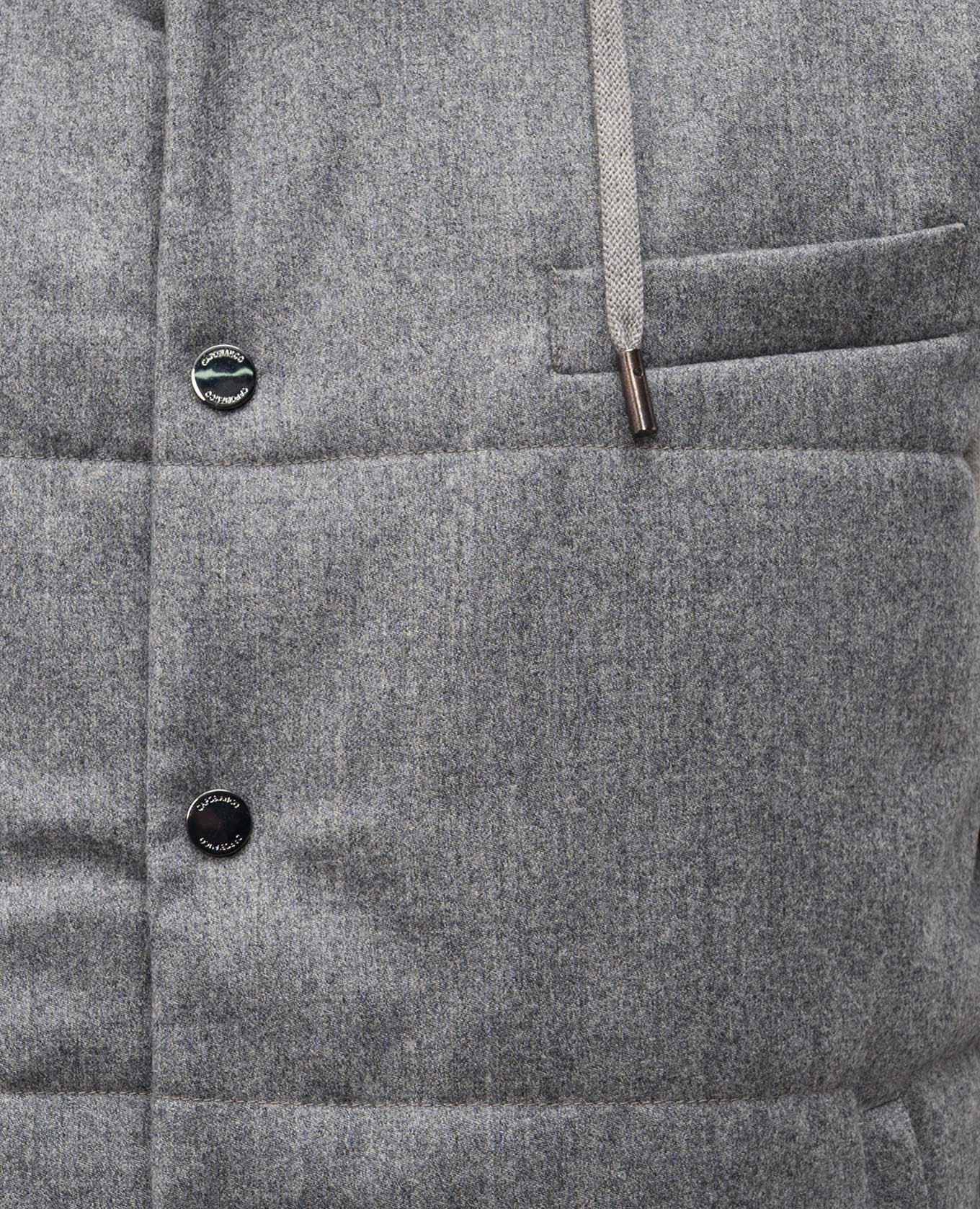 

Gray vest with wool CAPOBIANCO, Grey
