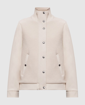 Woolrich Beige jacket with wool CFWWOU2194FRUT3496