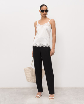 Dolce&Gabbana Ivory lace top O7A00TONO13