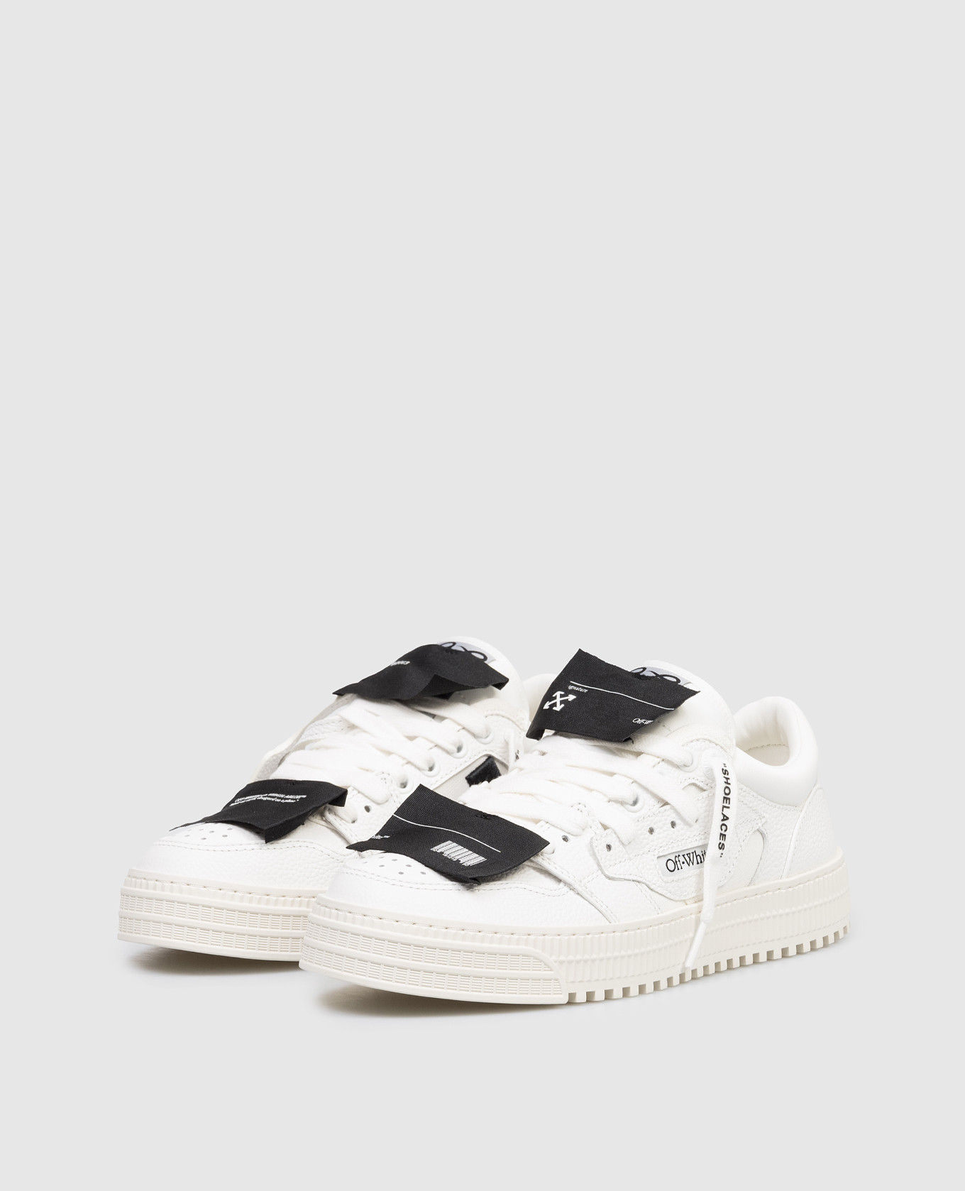 

White leather 3.0 Off Court sneakers with stripes Off-White