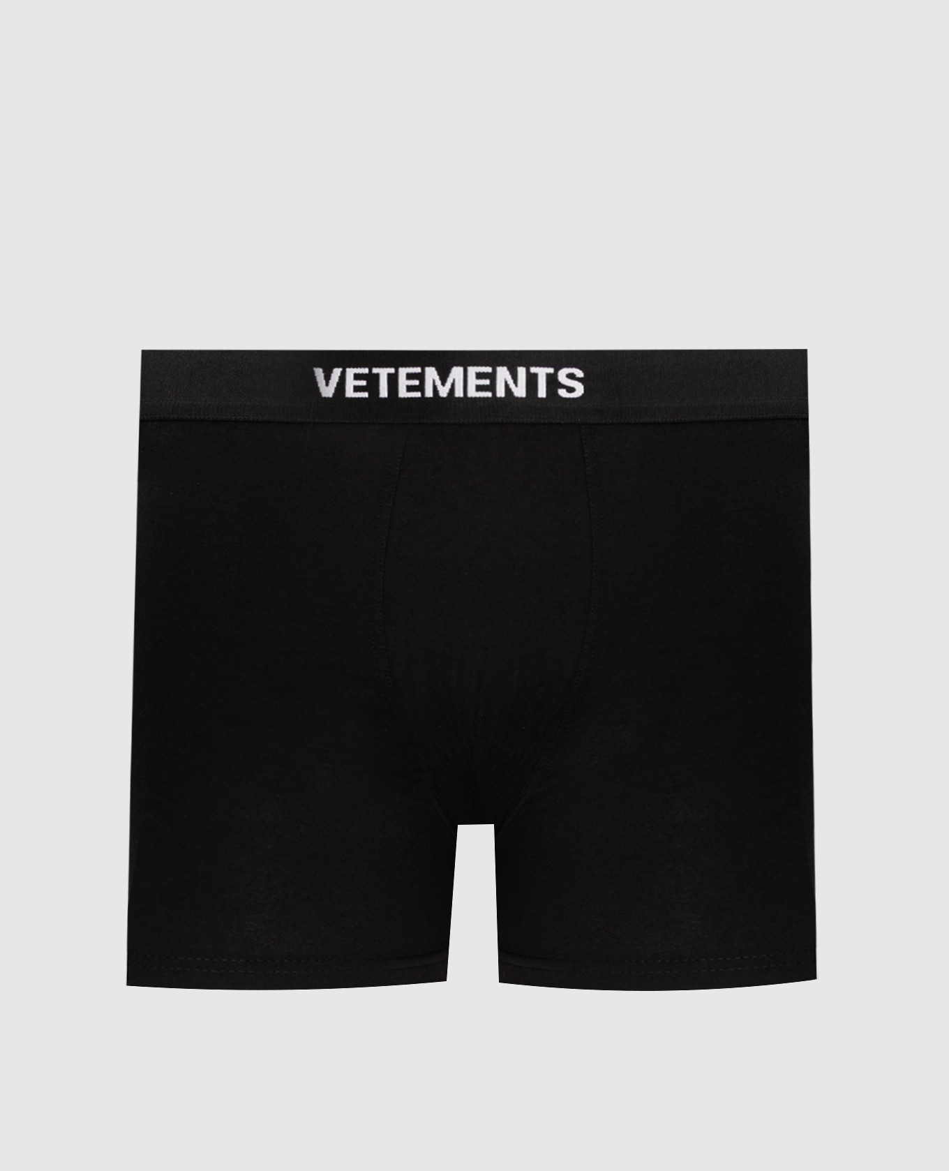 

Black boxer briefs with logo Vetements
