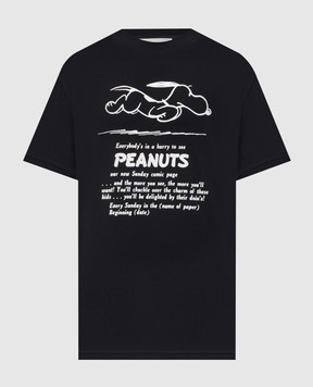 Iceberg Black T-shirt with print F0446325