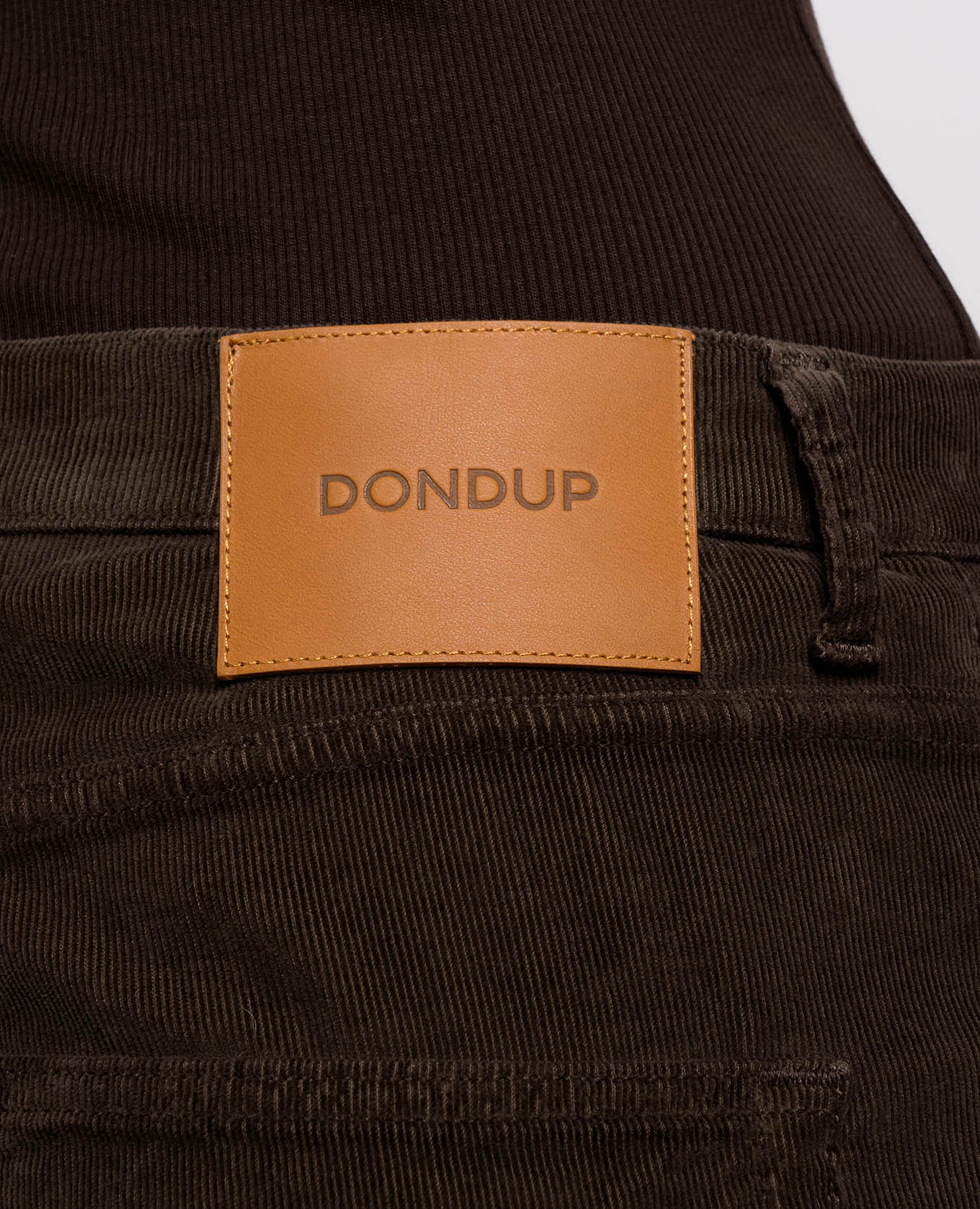Jacklyn Gioie brown corduroy pants Dondup 5