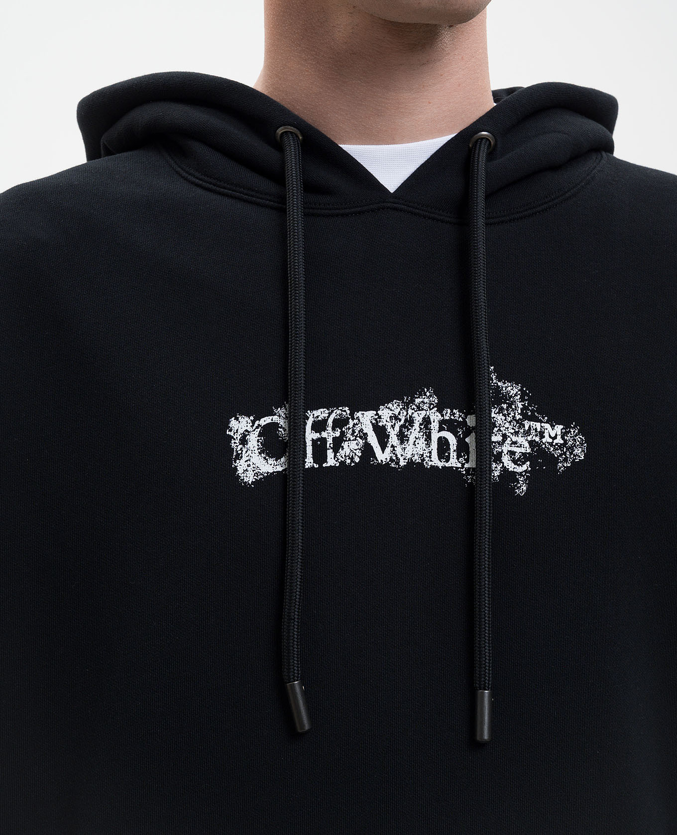 Black hoodie with Heraldic Arrow emblem Off-White 5