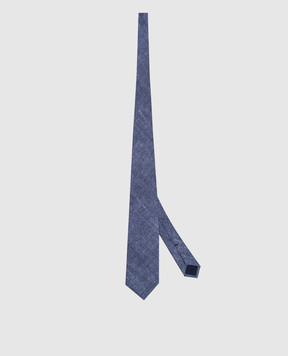 Pini Parma Blue silk tie 60594201