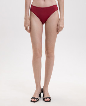 Loulou de Saison Burgundy swimsuit panties Olga OLGABOTTOM