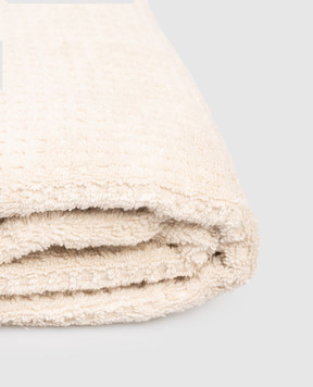 L'appartement Terry beige towel TEXTURECOTTONBATHSHEET