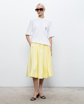 3.1 Phillip Lim White T-shirt with applique S26110380PJB