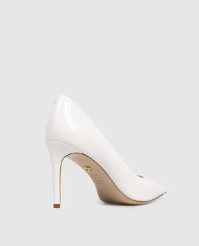 Babe Pay Pls White patent leather shoes 201801LA